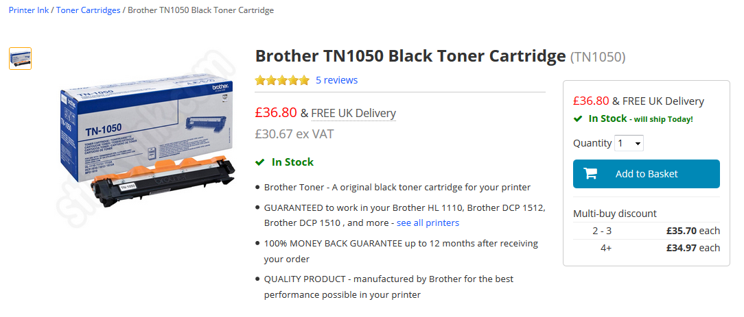 Brother toner dolumu izmir tn 1040 ve tn 1050 muadil toner