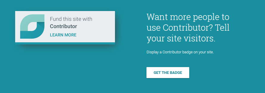 Google contributor publisher