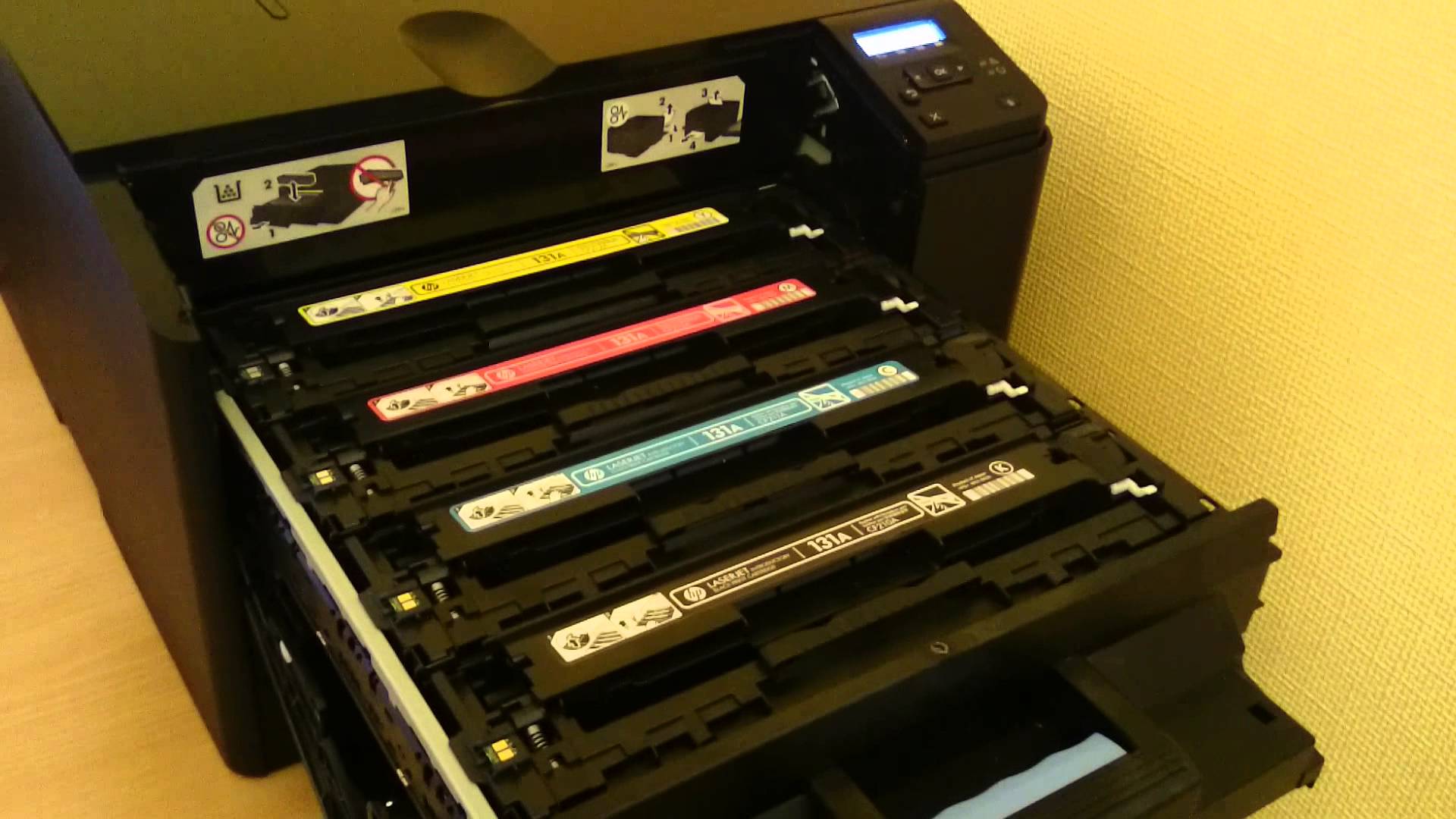 hp pro 200 131A renkli toner kartuşu dolumu