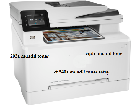 cf540a ve hp 203a muadil toner satışı