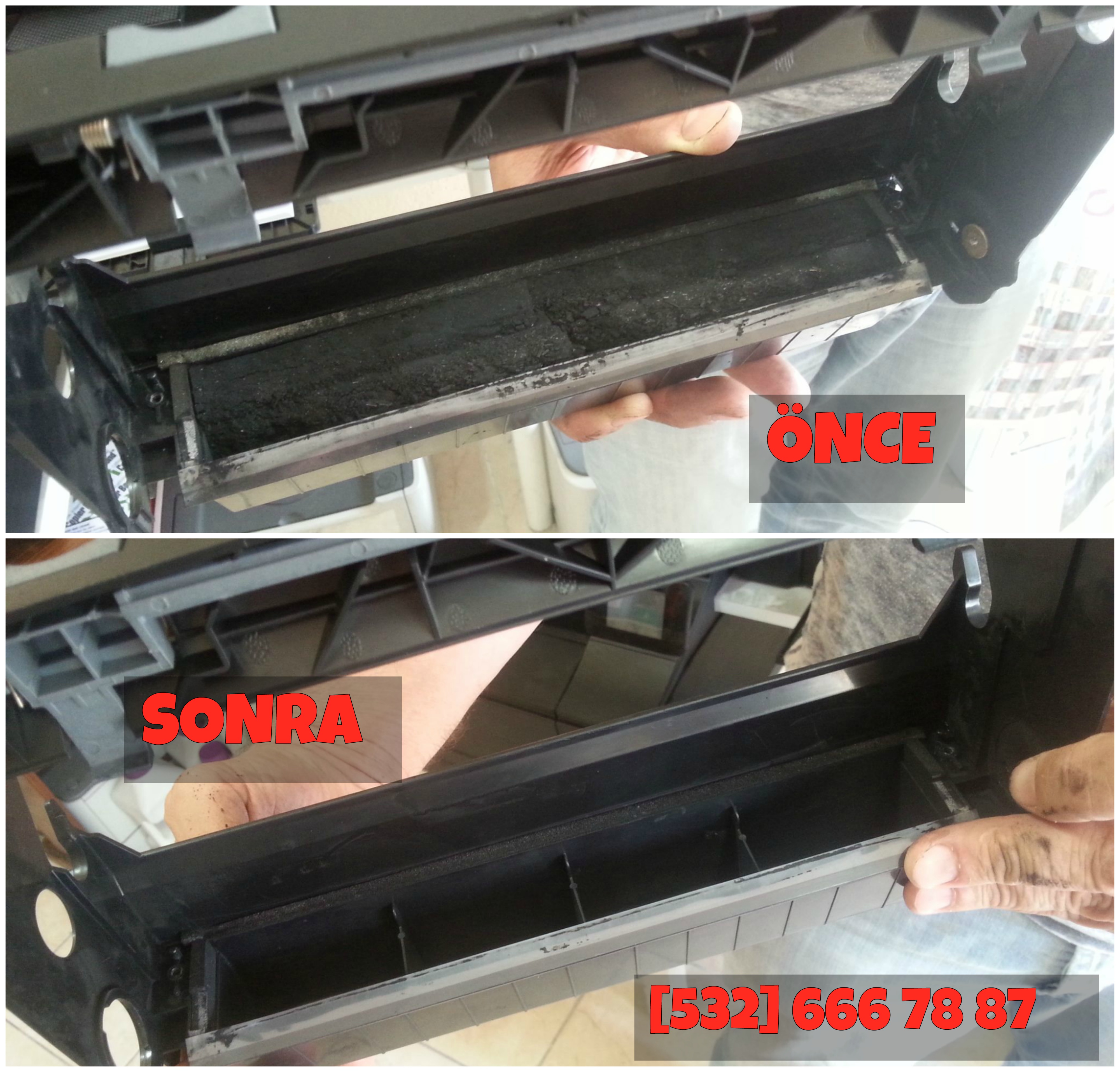 izmir toner lexmark toner atık çöp haznesi ve temizlenmesi
