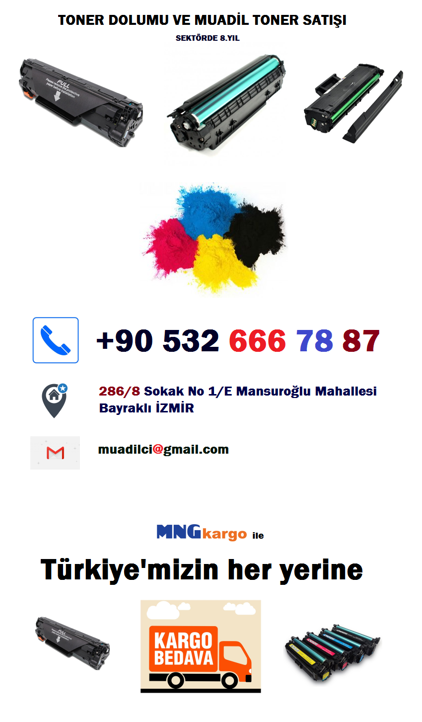 izmir toner dolumu ve muadil toner satışı izmir muadil toner dolumu