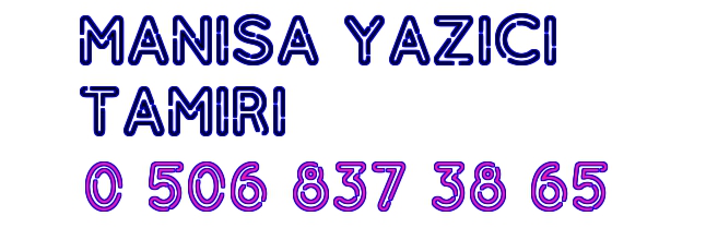 manisa printer tamir