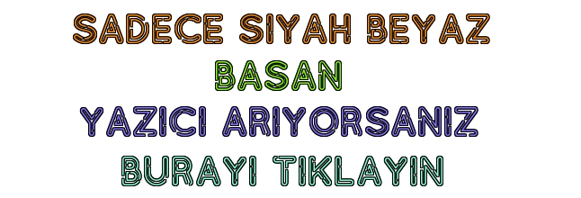 siyah beyaz yazıcı tavsiyesi